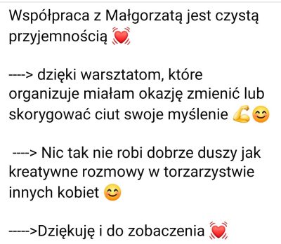 od Marty-o warsztatach